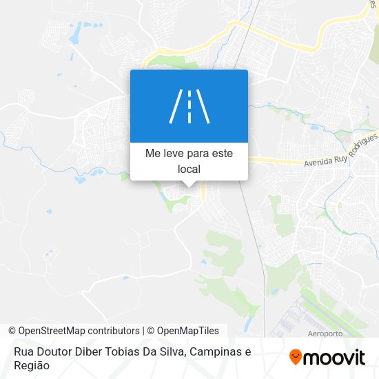 Rua Doutor Diber Tobias Da Silva mapa