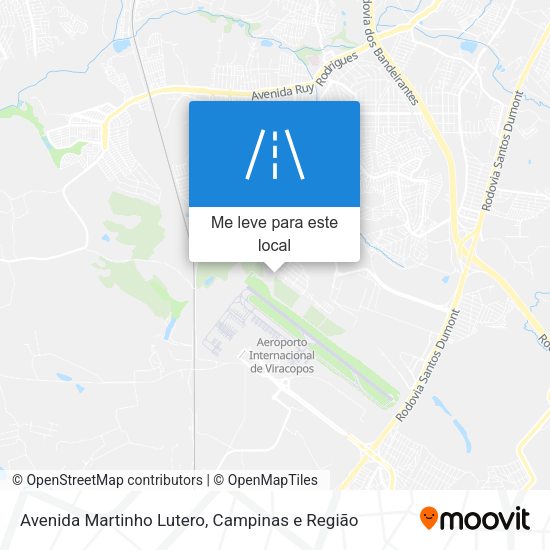 Avenida Martinho Lutero mapa