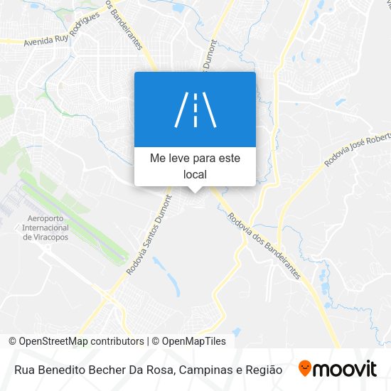 Rua Benedito Becher Da Rosa mapa
