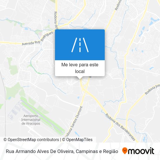 Rua Armando Alves De Oliveira mapa