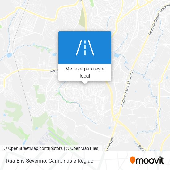 Rua Elis Severino mapa