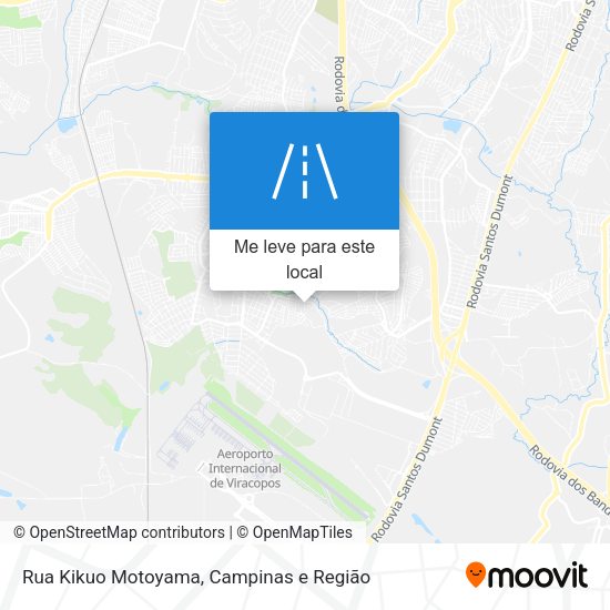 Rua Kikuo Motoyama mapa