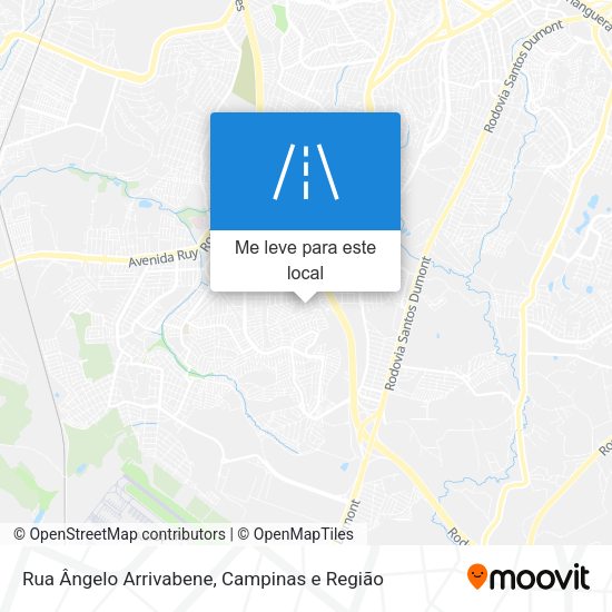 Rua Ângelo Arrivabene mapa