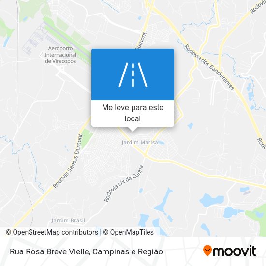 Rua Rosa Breve Vielle mapa