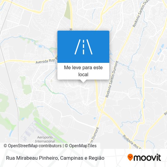 Rua Mirabeau Pinheiro mapa