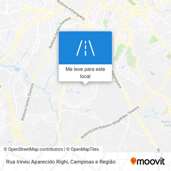 Rua Irineu Aparecido Righi mapa