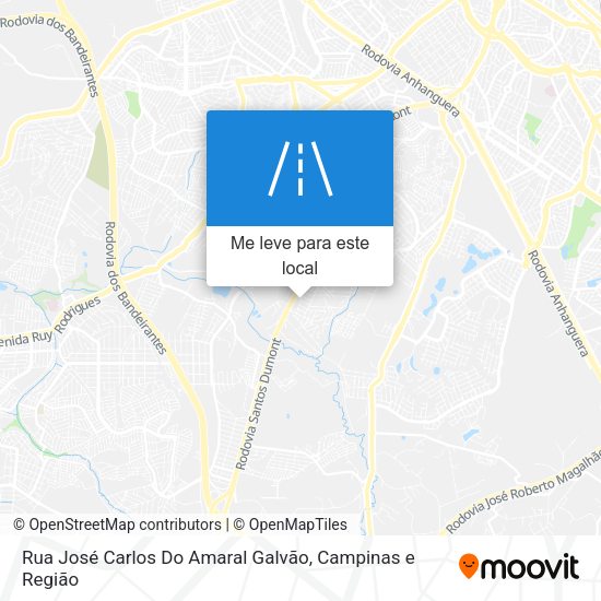 Rua José Carlos Do Amaral Galvão mapa