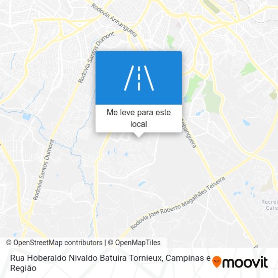 Rua Hoberaldo Nivaldo Batuira Tornieux mapa