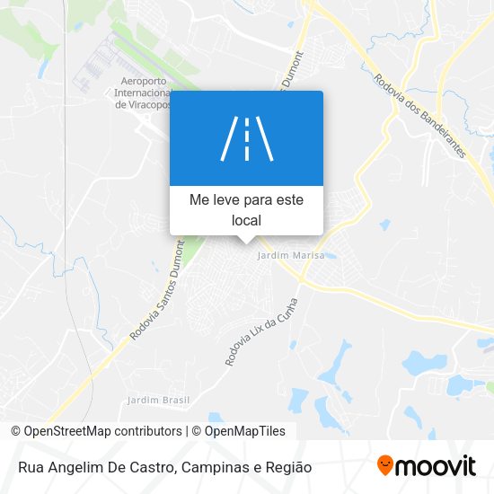 Rua Angelim De Castro mapa