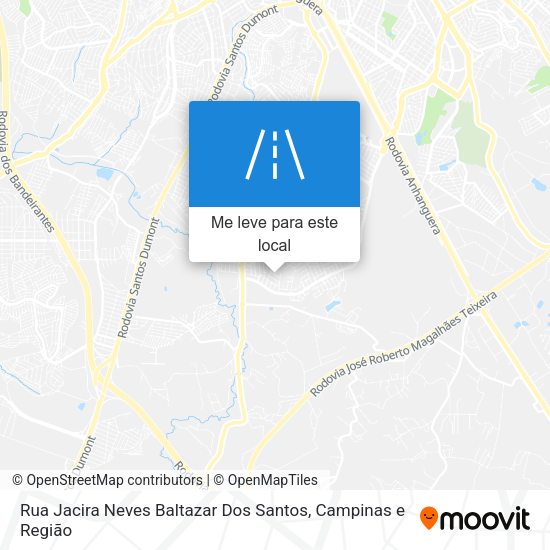 Rua Jacira Neves Baltazar Dos Santos mapa