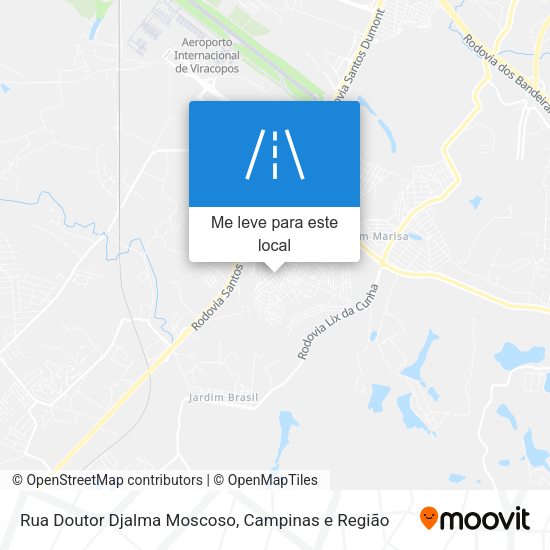 Rua Doutor Djalma Moscoso mapa