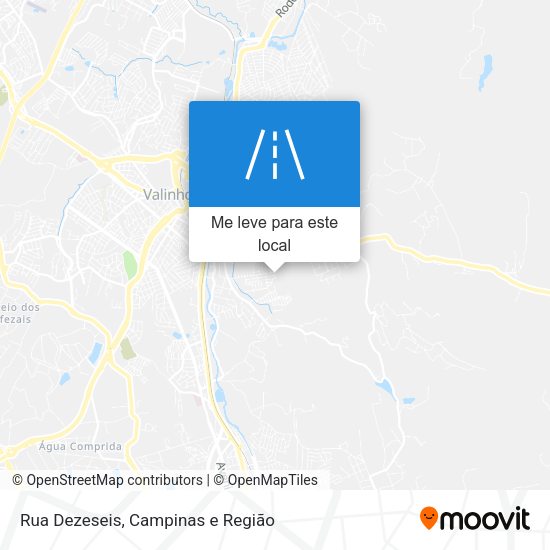 Rua Dezeseis mapa