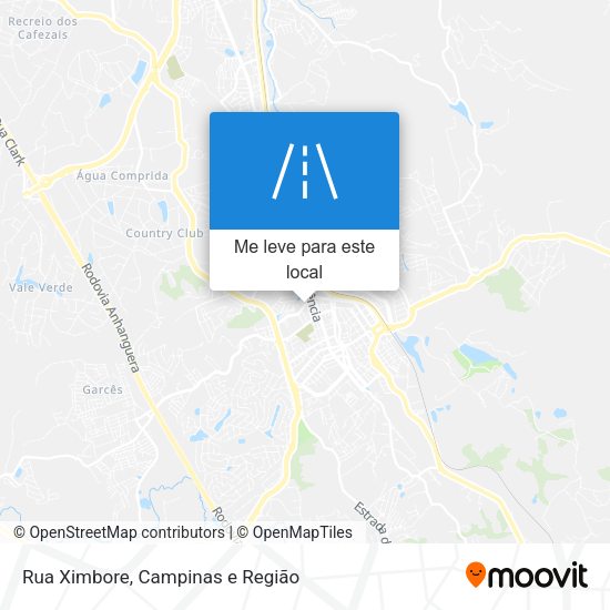 Rua Ximbore mapa