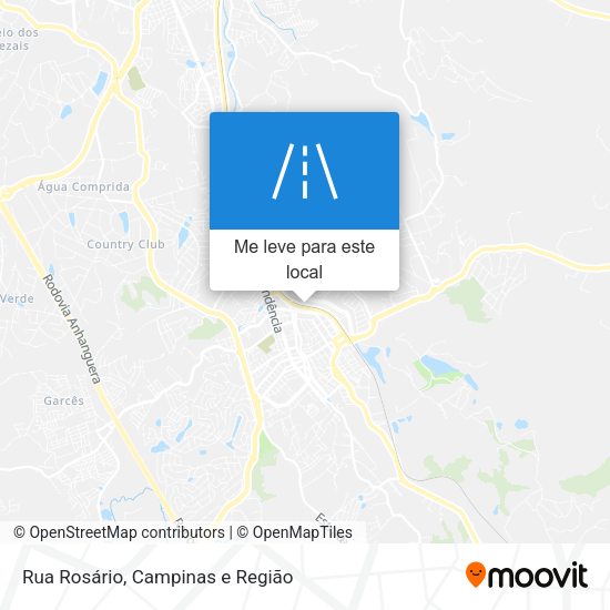 Rua Rosário mapa