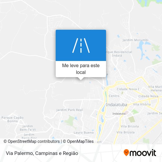 Via Palermo mapa