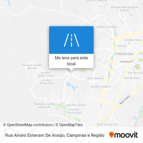 Rua  Alvaro Estevam De Araújo mapa