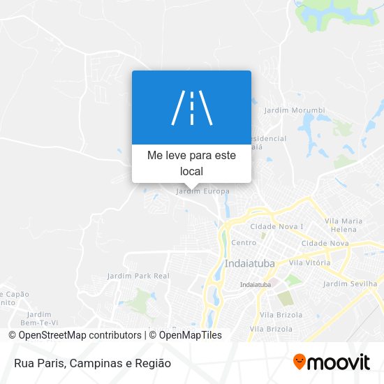 Rua Paris mapa