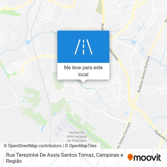 Rua Terezinha De Assis Santos Tomaz mapa