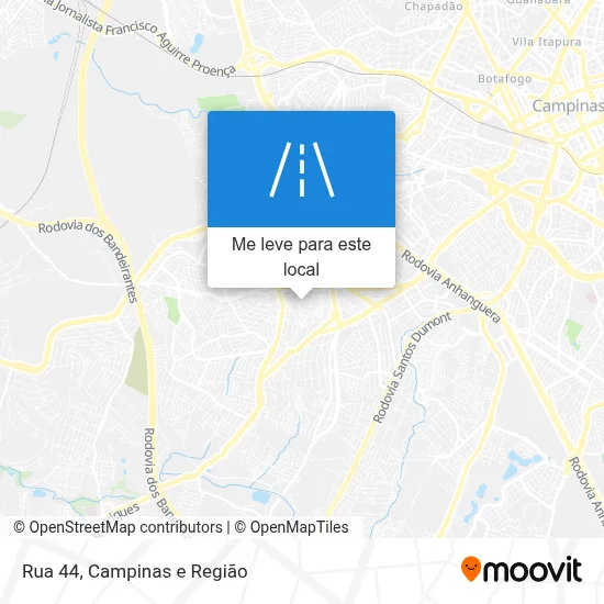 Rua 44 mapa