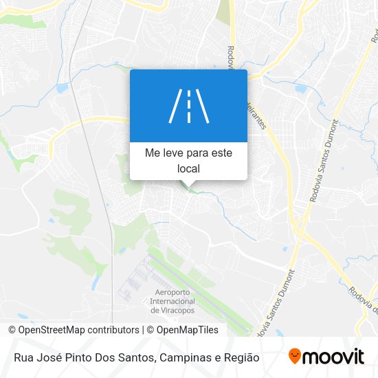 Rua José Pinto Dos Santos mapa