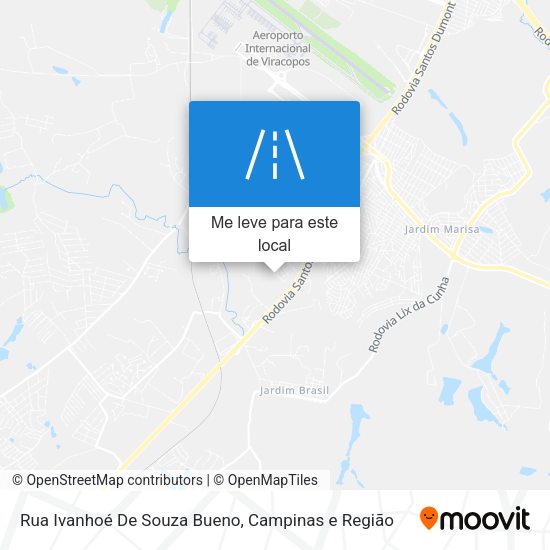 Rua Ivanhoé De Souza Bueno mapa
