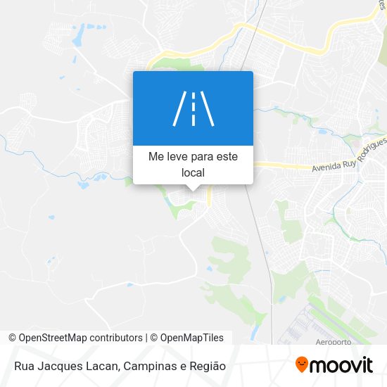 Rua Jacques Lacan mapa
