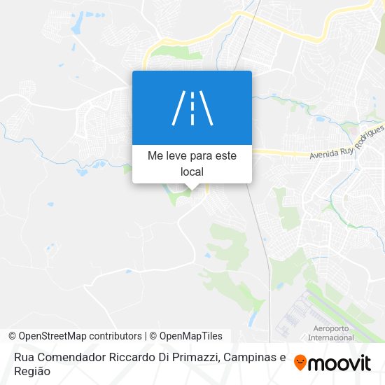 Rua Comendador Riccardo Di Primazzi mapa