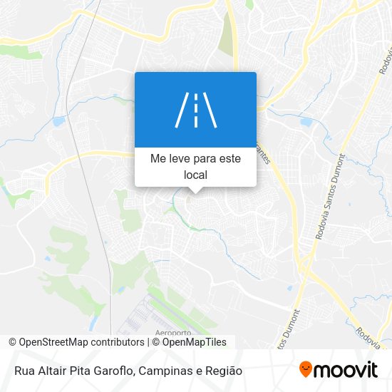 Rua Altair Pita Garoflo mapa