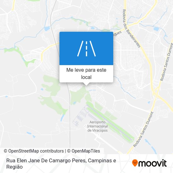 Rua Elen Jane De Camargo Peres mapa