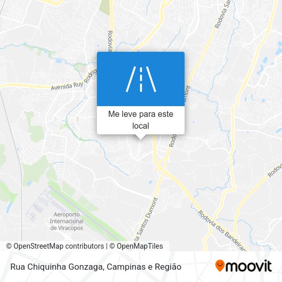 Rua Chiquinha Gonzaga mapa