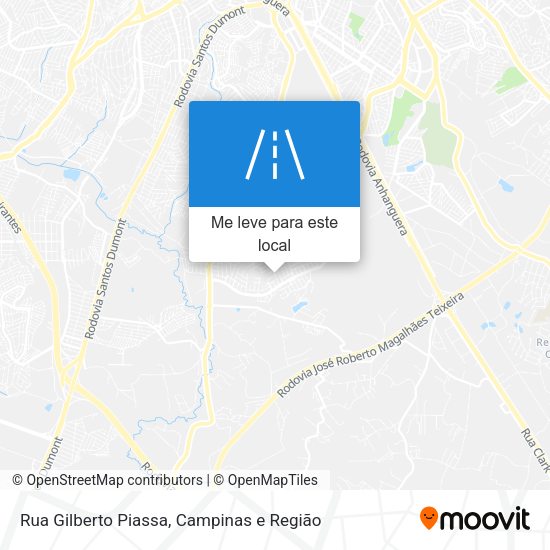 Rua Gilberto Piassa mapa