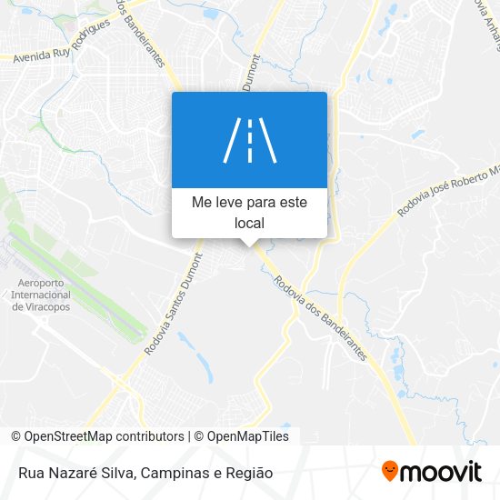 Rua Nazaré Silva mapa