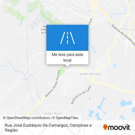 Rua José Eustáquio De Camargos mapa