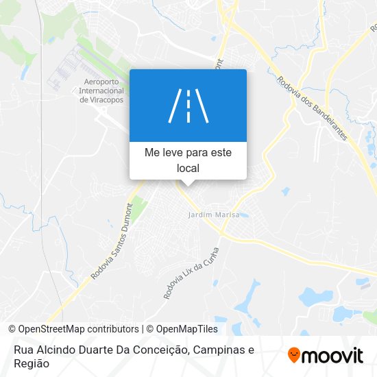 Rua Alcindo Duarte Da Conceição mapa