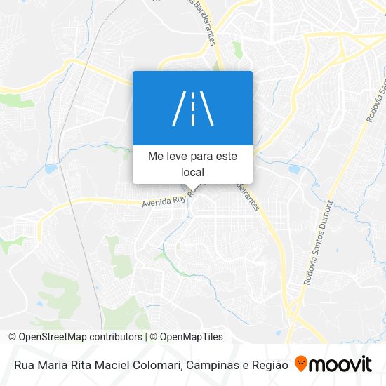 Rua Maria Rita Maciel Colomari mapa