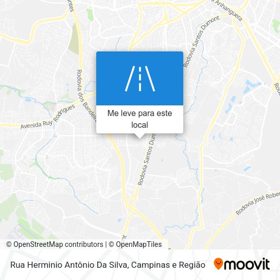 Rua Herminio Antônio Da Silva mapa