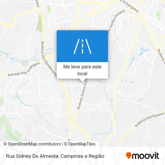 Rua Sidney De Almeida mapa