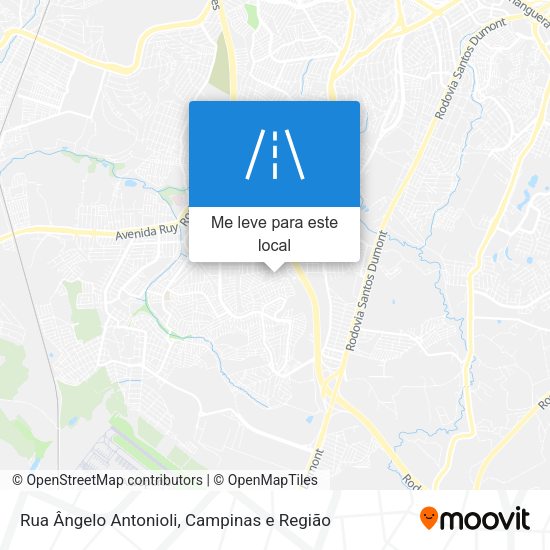 Rua Ângelo Antonioli mapa