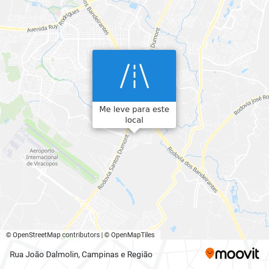 Rua João Dalmolin mapa