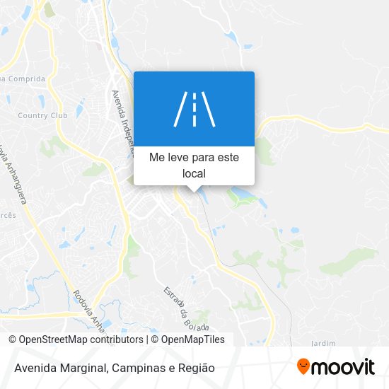 Avenida Marginal mapa