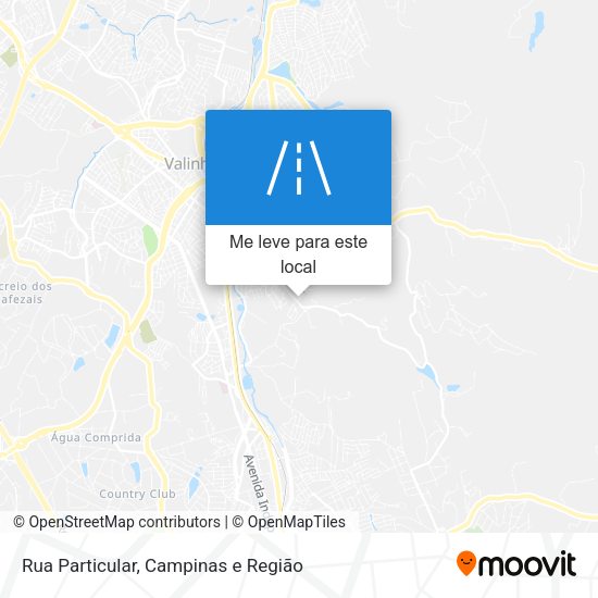 Rua Particular mapa