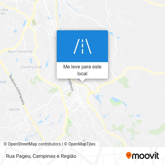 Rua Pageu mapa