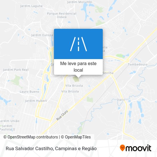 Rua Salvador Castilho mapa