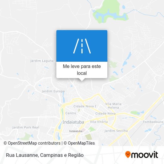 Rua Lausanne mapa