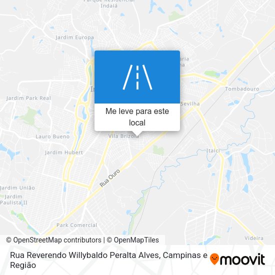 Rua Reverendo Willybaldo Peralta Alves mapa