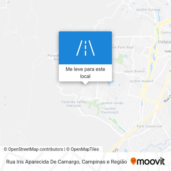 Rua Iris Aparecida De Camargo mapa