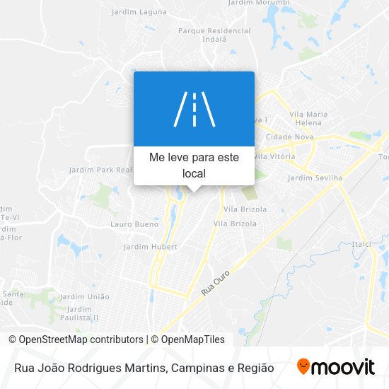 Rua João Rodrigues Martins mapa
