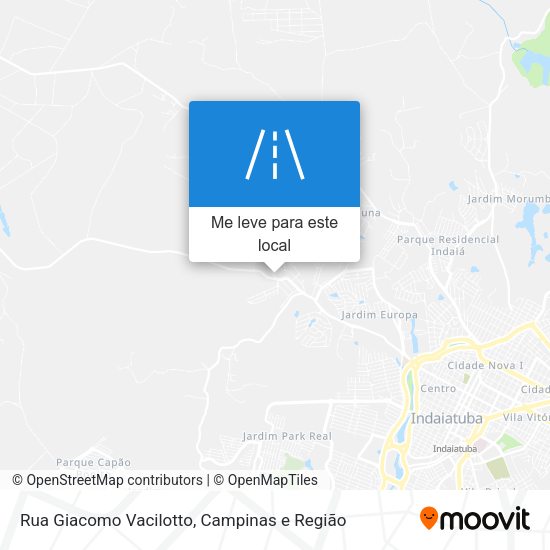 Rua Giacomo Vacilotto mapa