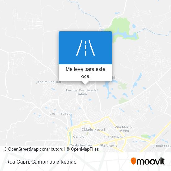 Rua Capri mapa