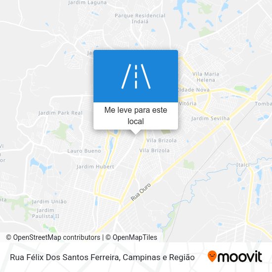 Rua Félix Dos Santos Ferreira mapa